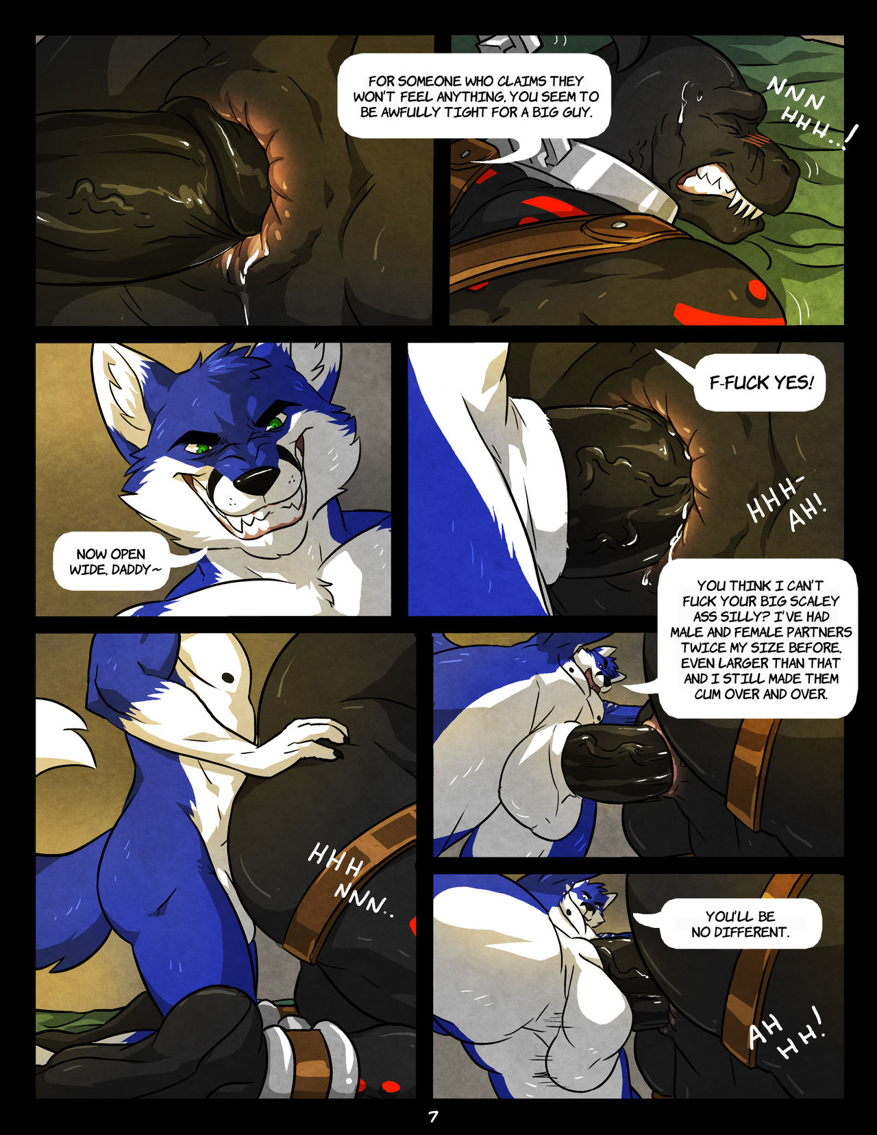 Black & Blue I to III +  Burning Passion page 7 full