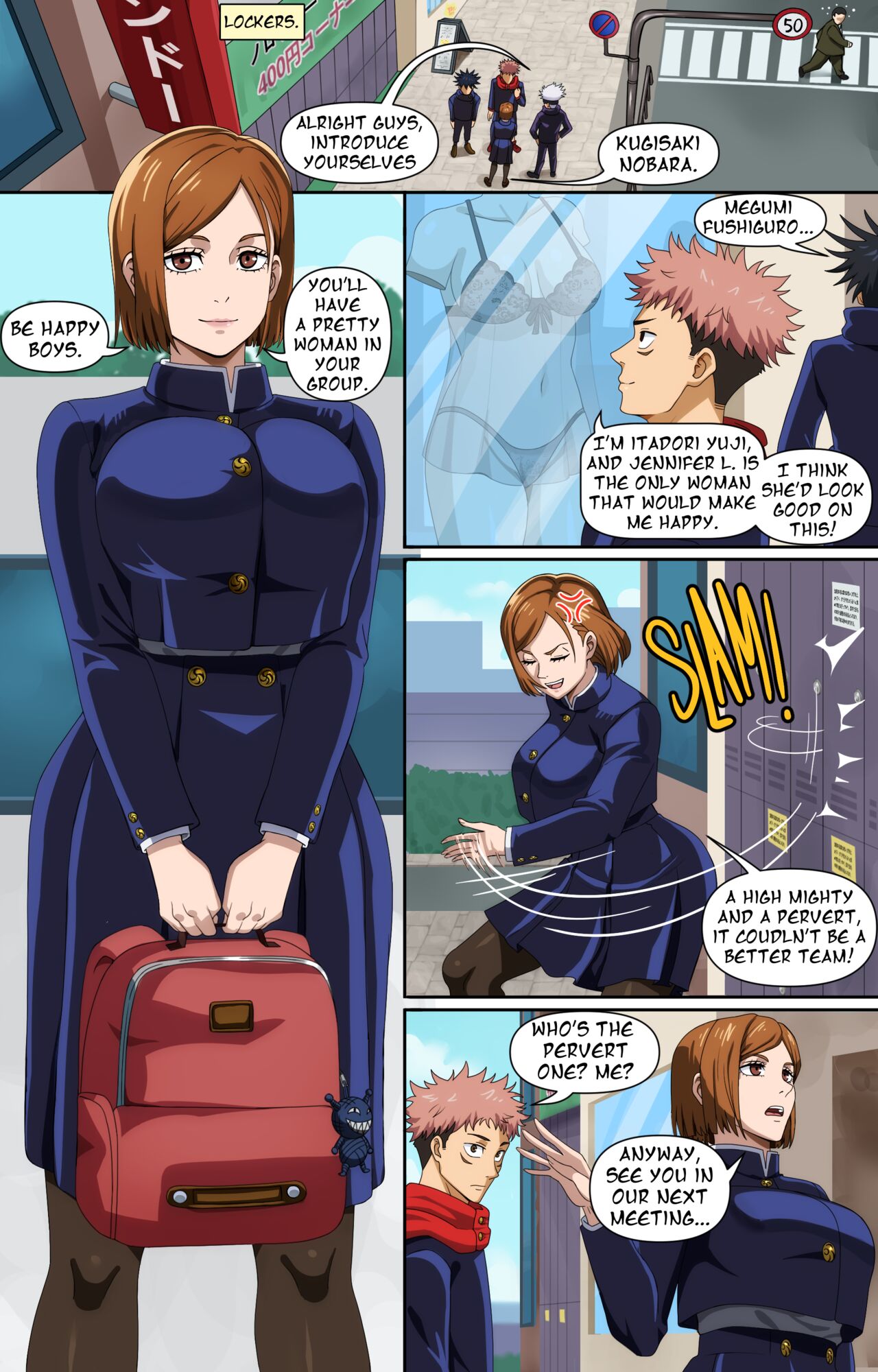 Nobara Pink Pawg WIP page 1 full