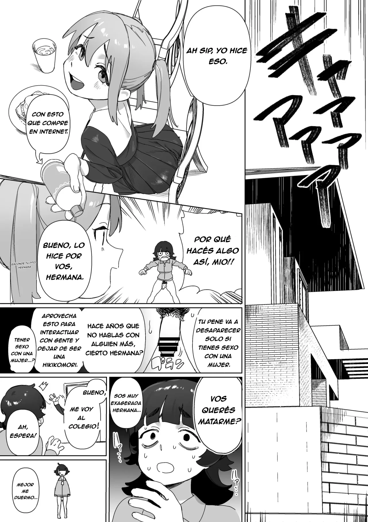 Hikikomori no Ane ni Chinchin ga Haetara | Cuando a Mi Hermana  le Creció un Pene page 4 full
