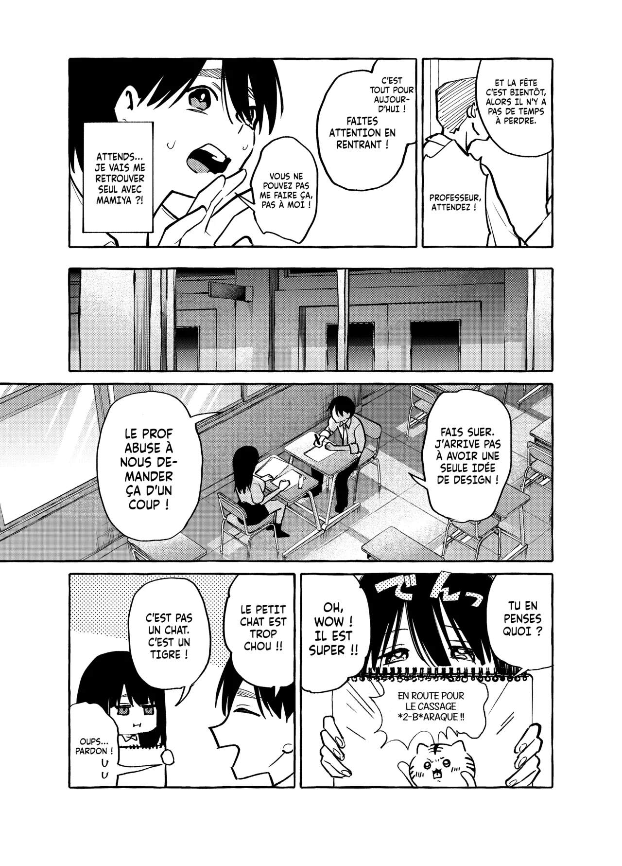 Tonari no Seki no Mamiya-san - Mamiya shows off her boobs. page 11 full