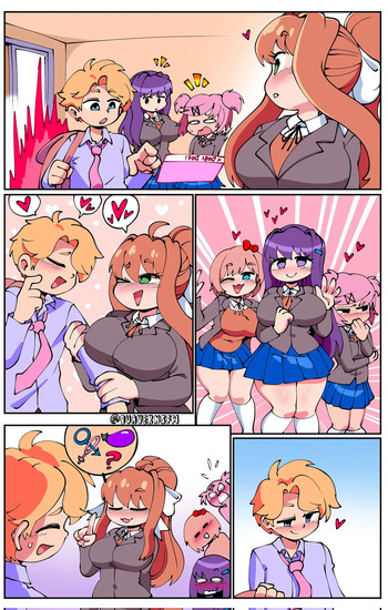 [QuaverNSFW] Senpai X DDLC Girls (Friday Night Funkin - Doki Doki Literature Club!) cover