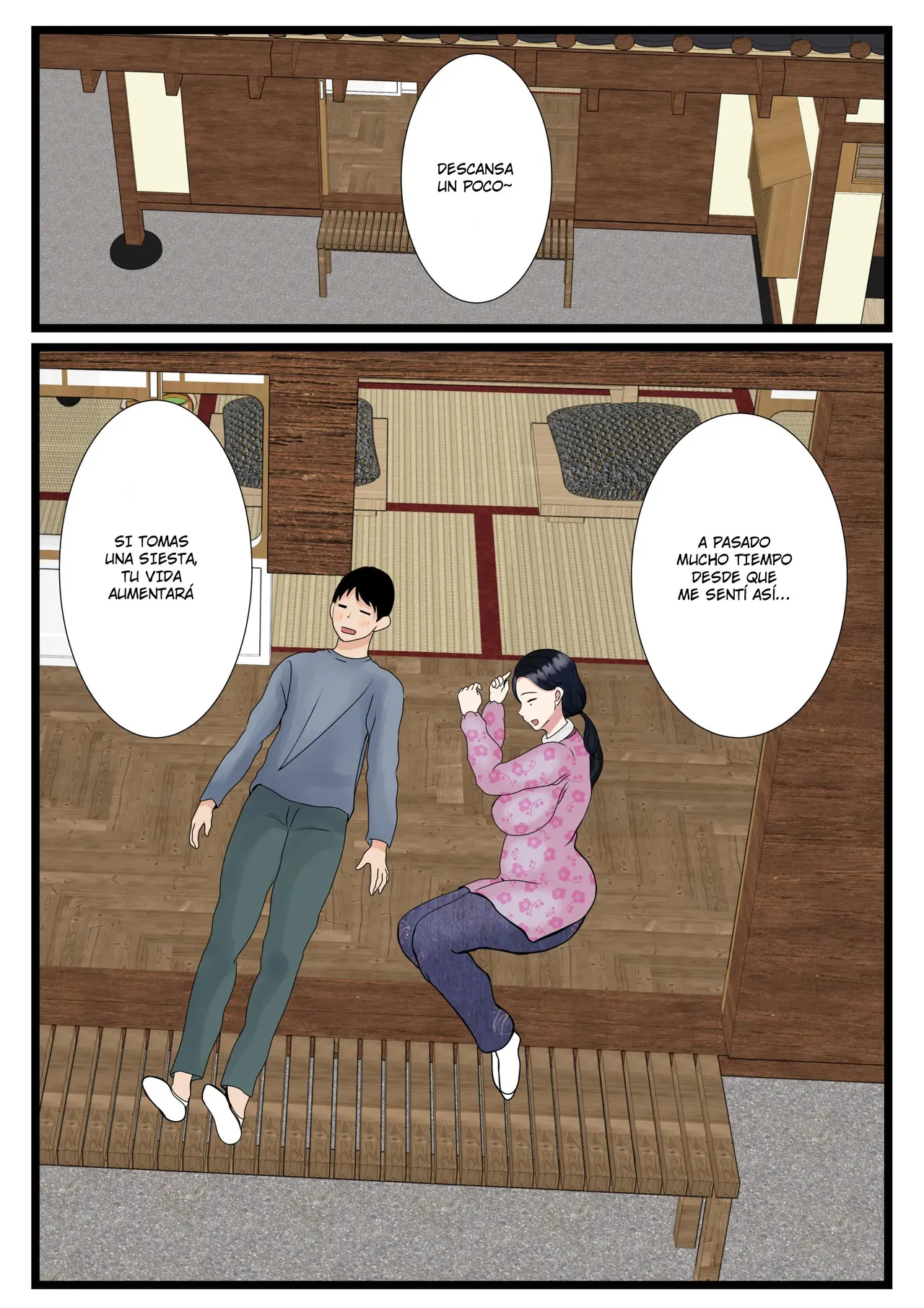 Musuko o Muramura sa Seru Inaka no Okaasan ~Haha no Furusato Ma Rei Ko wa Attakai~ | Una Madre Rural Pone Cachondo a su Hijo ~El Coño de mi Madre Está Caliente~ page 7 full