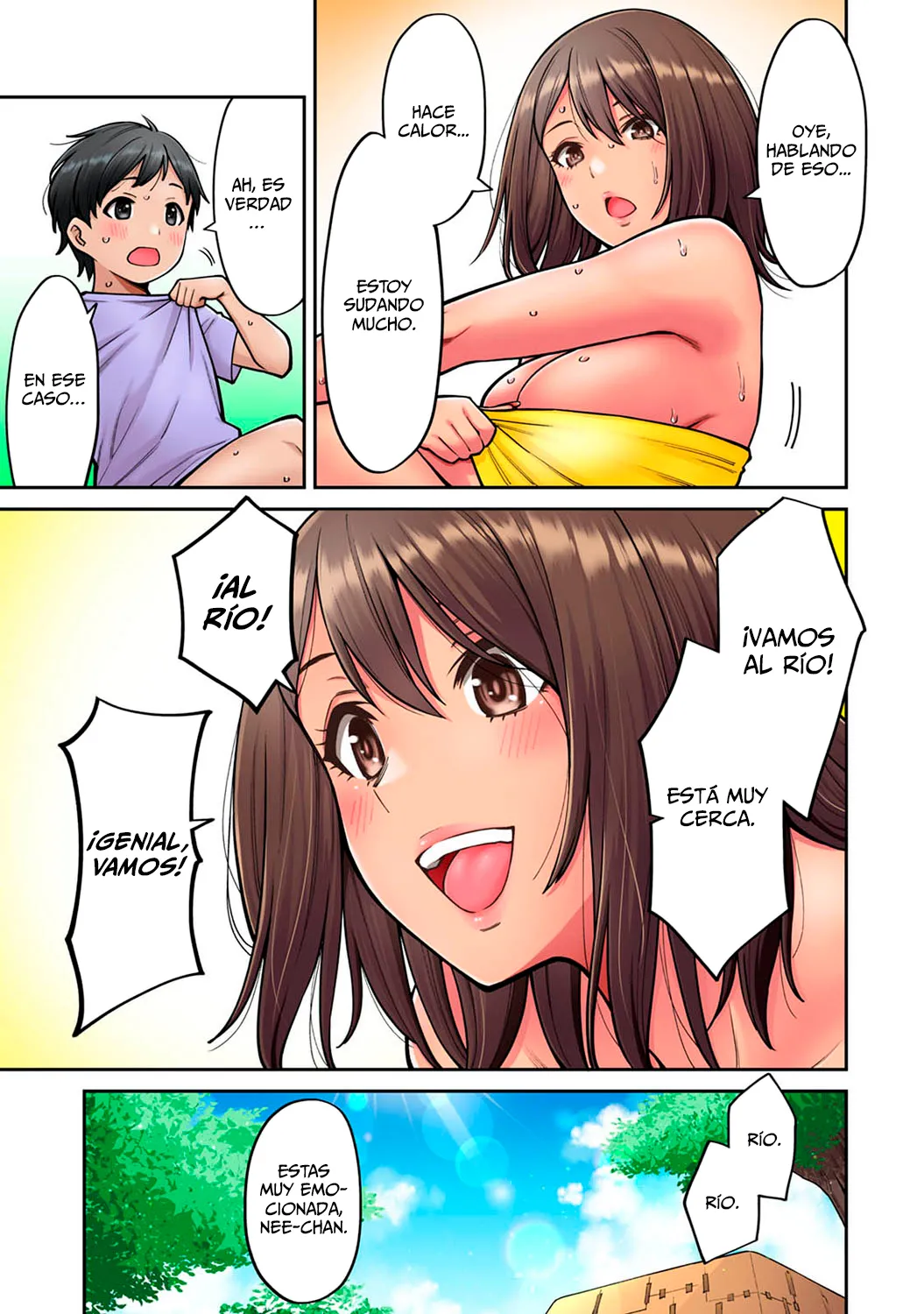 Akogare no Nee-chan ga Gal ni Natte Kaette Kita Natsuyasumi Ch. 5 page 2 full