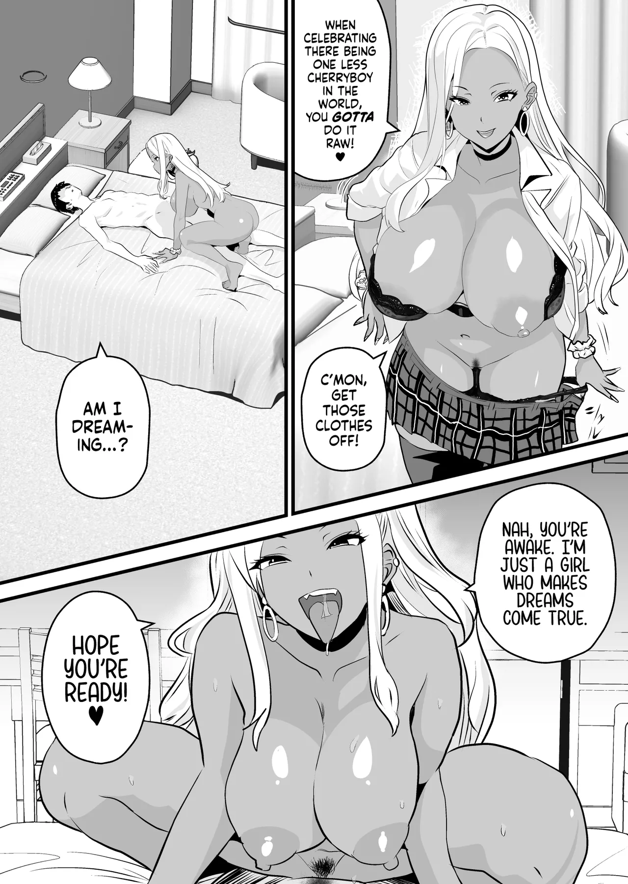Otaku ni Yasashii Kuro Gal ga Rare Card to Koukan de Sex Sasetekureru ー Nerd-Friendly Choco-Gyaru Will Trade Sex For Rare Cards page 9 full