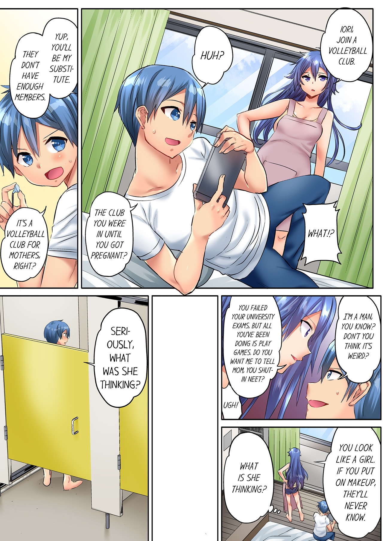 Hitozuma Volley-bu no Asedaku SEX ~Shower Abinagara Mitchaku Shichau? 1-4 | Married Women's Volleyball Club Sweaty Sex - We're Being Glued Together While Taking A Shower? 1-4 page 6 full