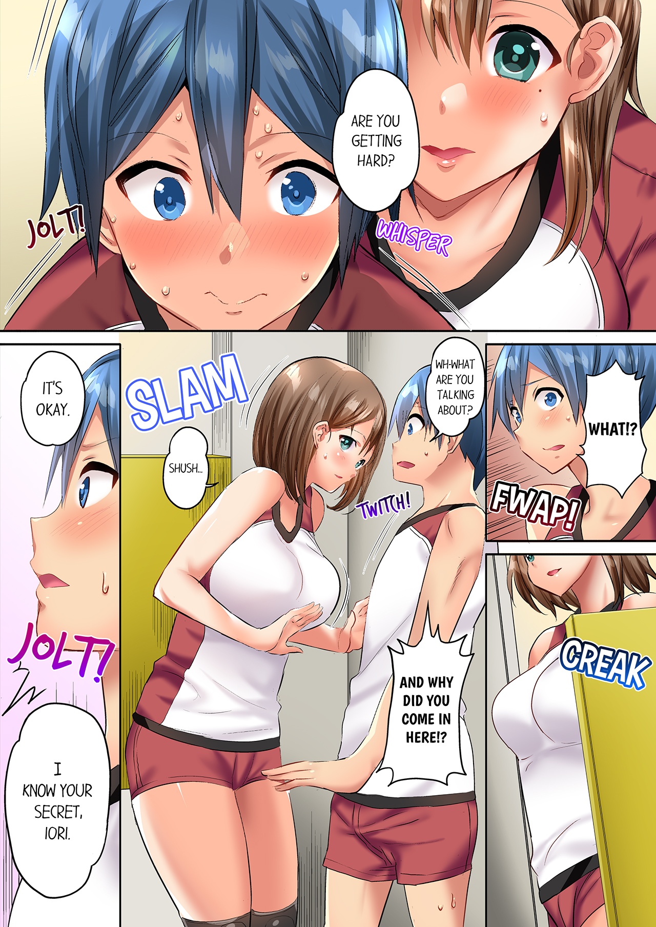 Hitozuma Volley-bu no Asedaku SEX ~Shower Abinagara Mitchaku Shichau? 1-4 | Married Women's Volleyball Club Sweaty Sex - We're Being Glued Together While Taking A Shower? 1-4 page 7 full