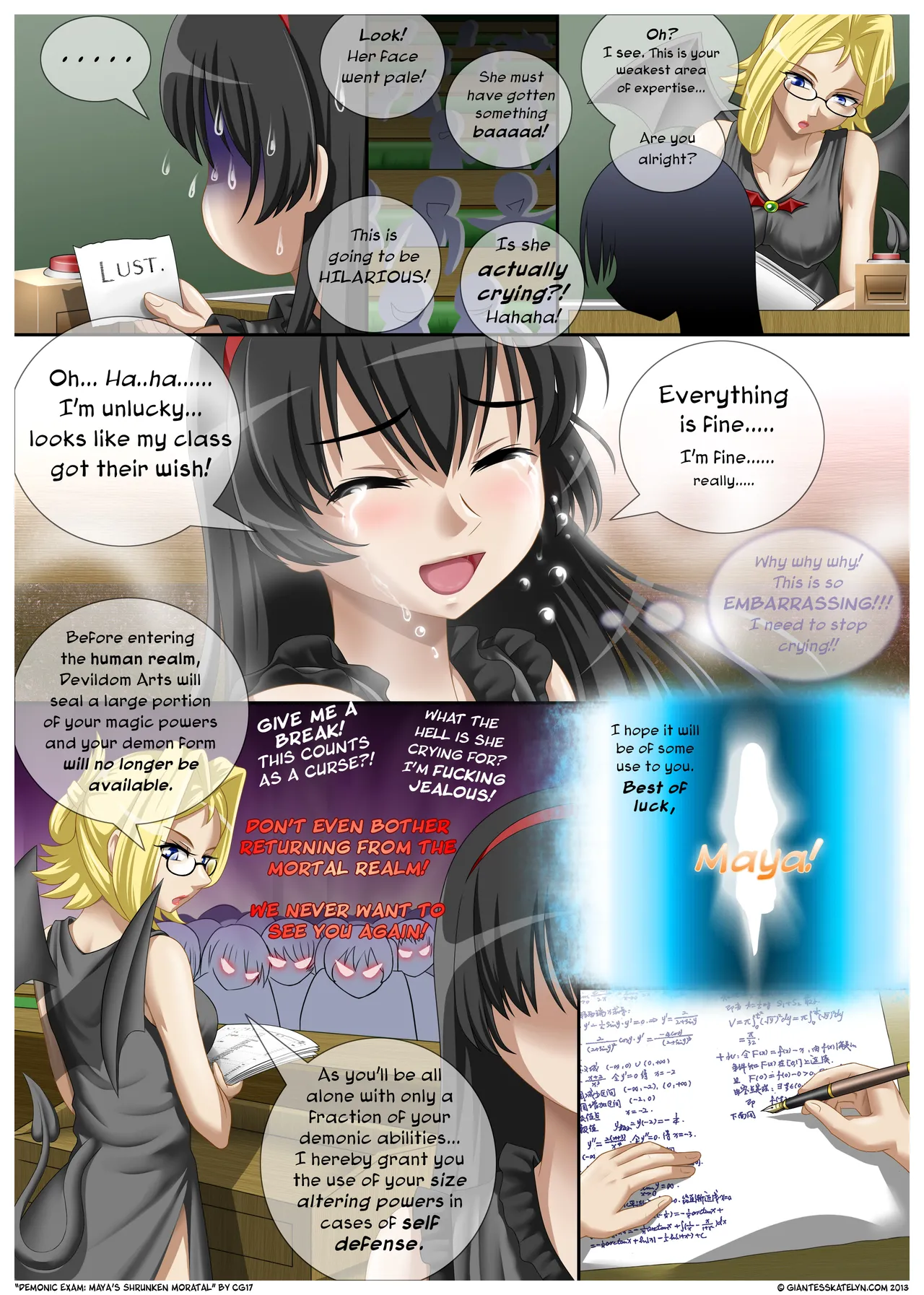 Demonic Exam 1-6 page 6 full