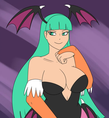 [ComicalWeapon] Free for All - Morrigan Aensland (+ Felicia & Hsien-Ko) cover