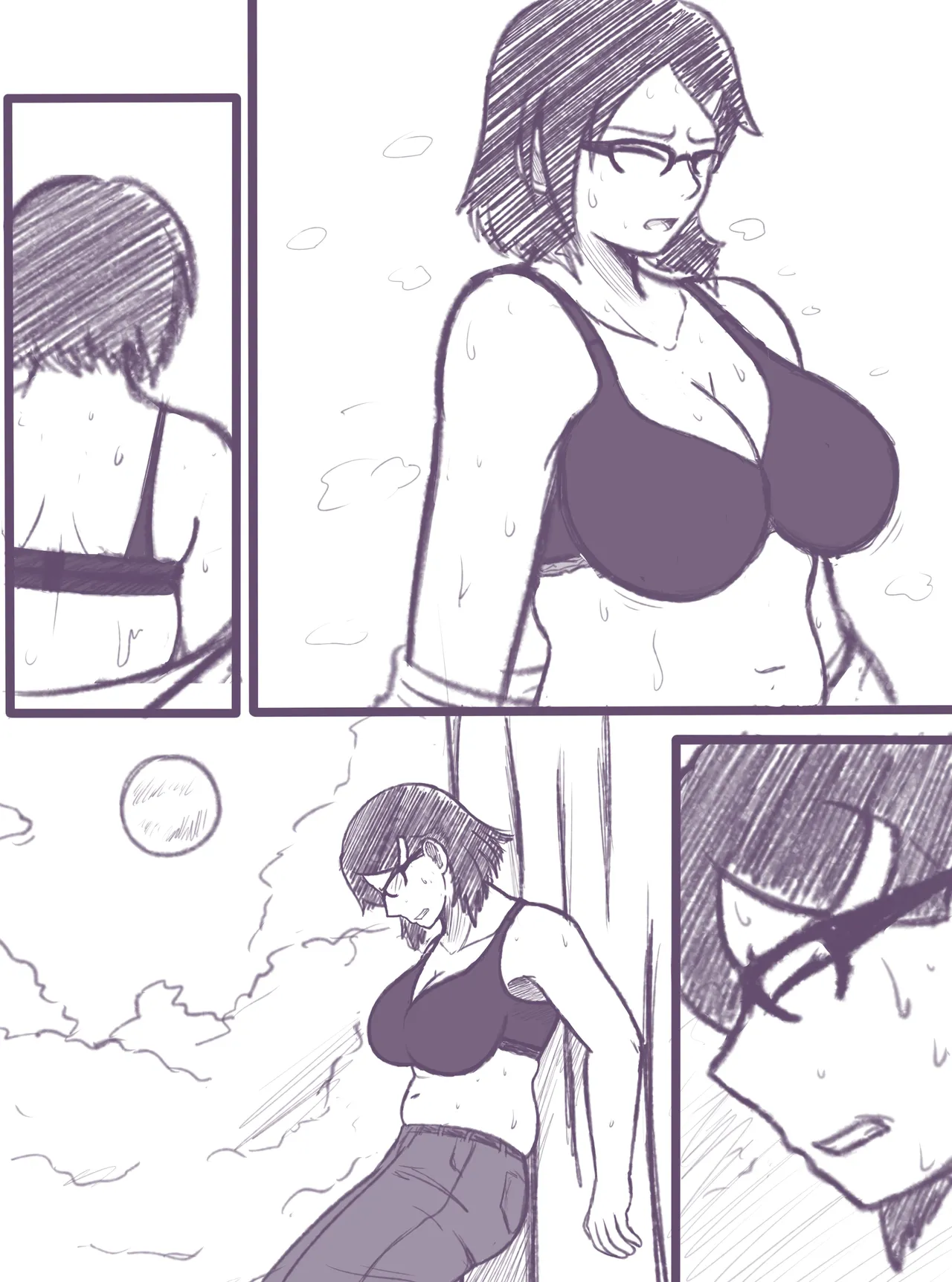 April Collins Sketch Comic page 3 full