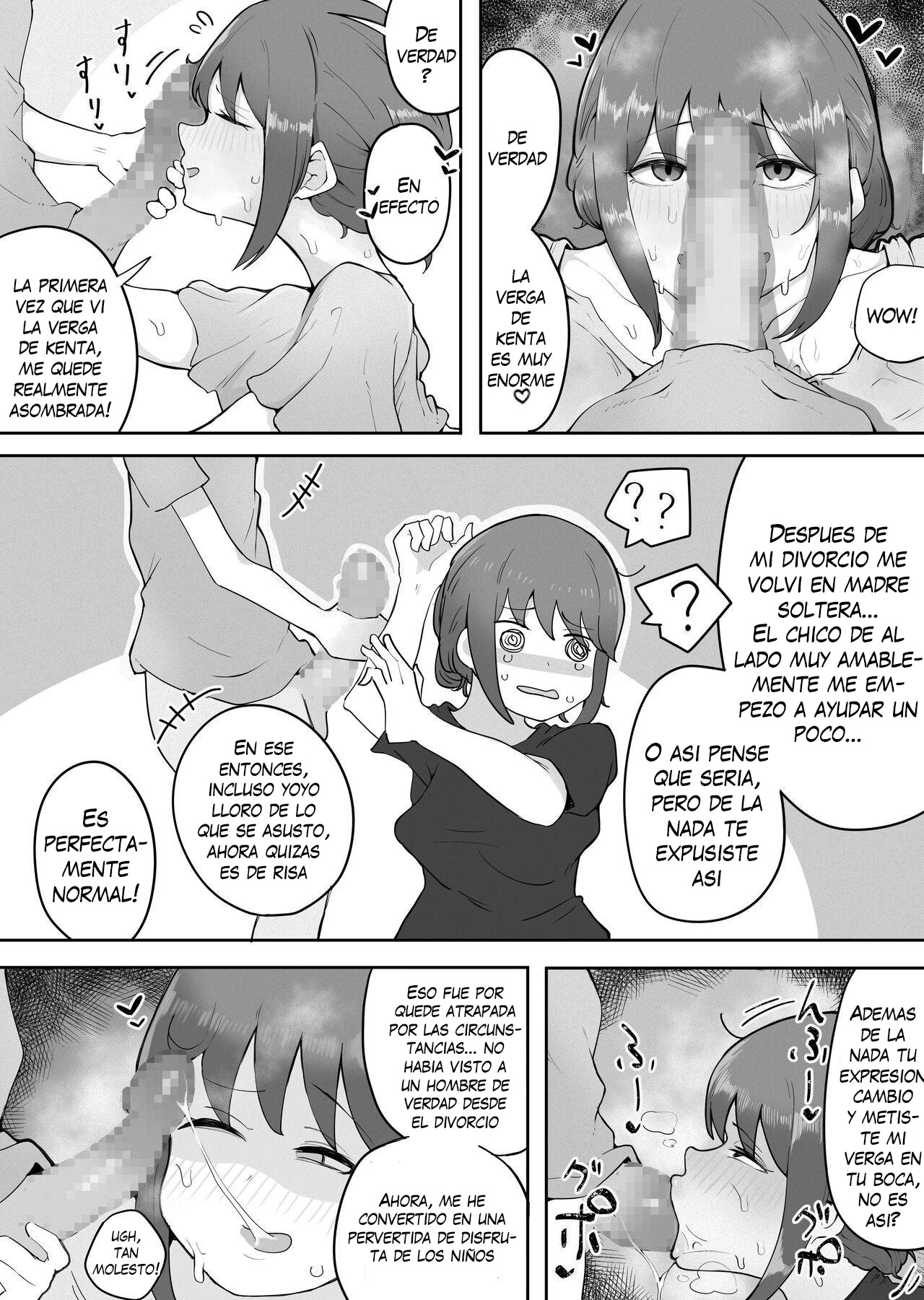 Kinshin to Rinjin Mama ni Naisho de Otonari no Komochi Mama to Dosukebe Ecchi Shitemasu | Estoy en una Relacion con mi Vecina sin que mi Mamá se Entere page 4 full