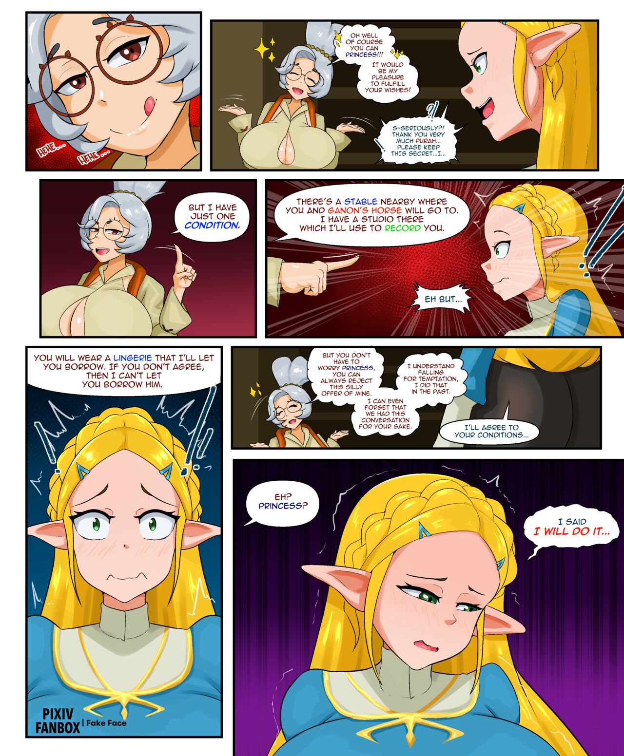 Fakeface ZELDA REWARD 2024!!!!!! page 2 full