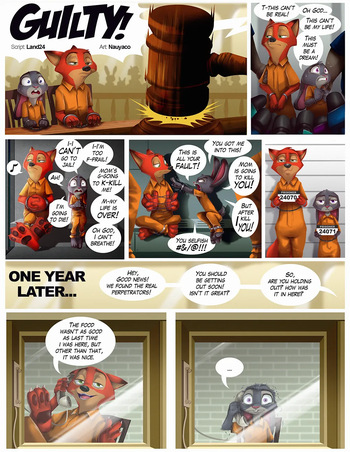 [Nauyaco, Land24] Guilty! Judy & Nick Go to Jail (Zootopia) cover