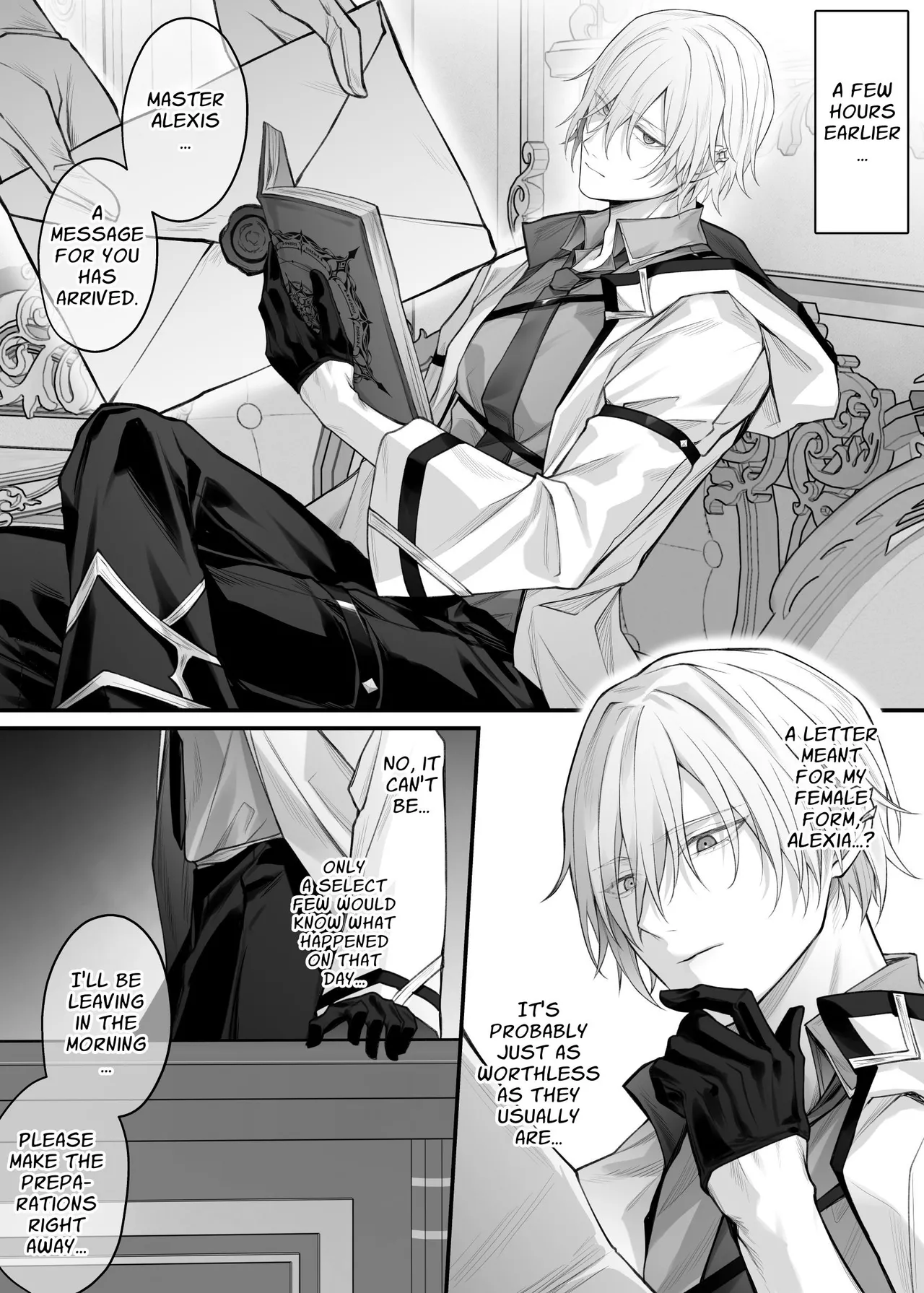 Juketsu no Majo Alexia wa Mou Otoko ni Modorenai | The Cursed Blood Witch Alexia Can Never Go Back to Being a Man page 3 full