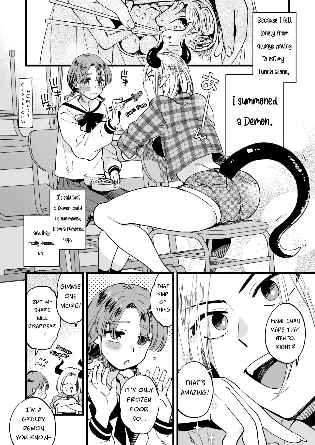 Sabishi Katta node Akuma o Shoukan shitara Taika to shite Futanari Yuri Ecchi Saserarete Shimau page 2 full