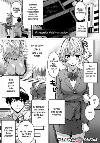 [Simon] Little My Maid ~after~ | Mi Pequeña Maid ~después~ (Hatsukoi Time) [Spanish] [Harenchi no Fansub] [Decensored] cover
