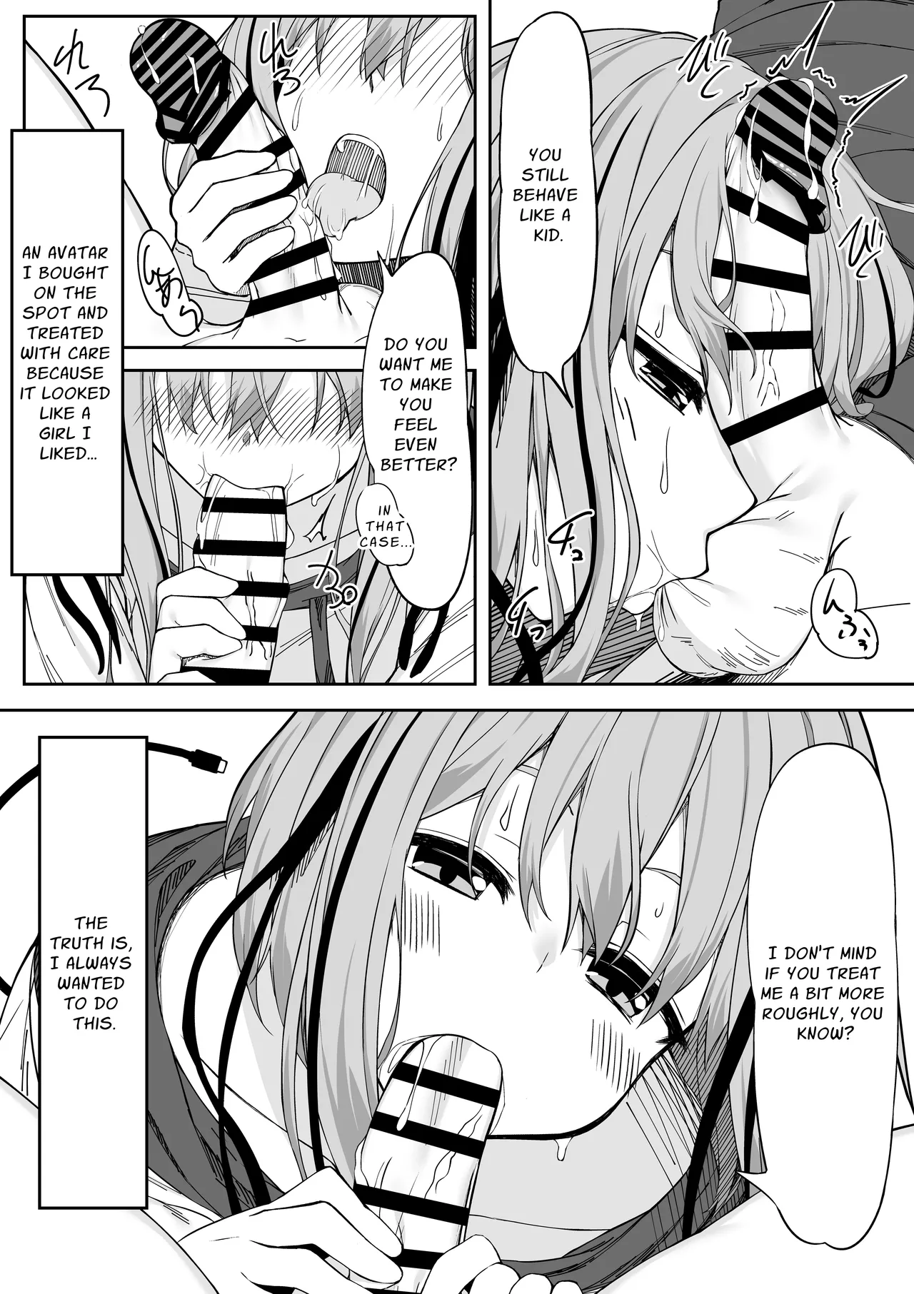 V-Ava ga Mesu-gao ni Naru Made Honki Koubi shita | I Seriously Fucked My Virtual Avatar Until She Turned Slut-Faced page 9 full