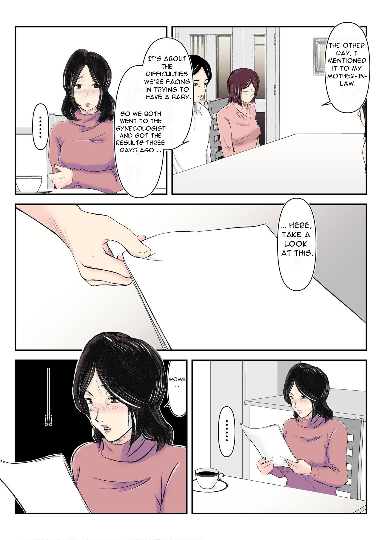 Dairi Shussan o Onegai Sare, Musume no Otto o Netotte Shimatta Inbo - A Lewd Mother who was Asked to be a Surrogate for Her Daughter and Ended up Sleeping with... page 5 full