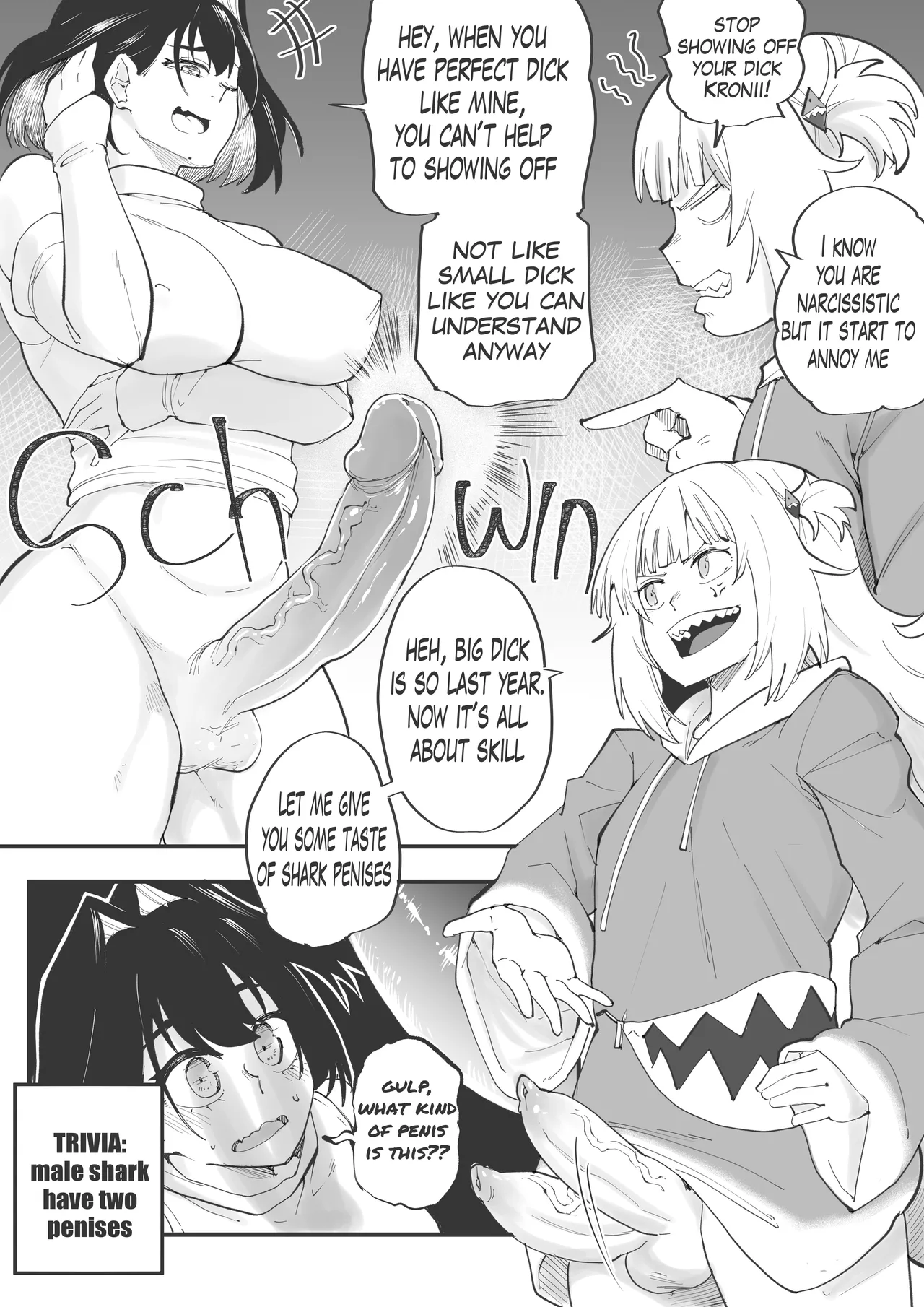 Kronii x Gura page 1 full