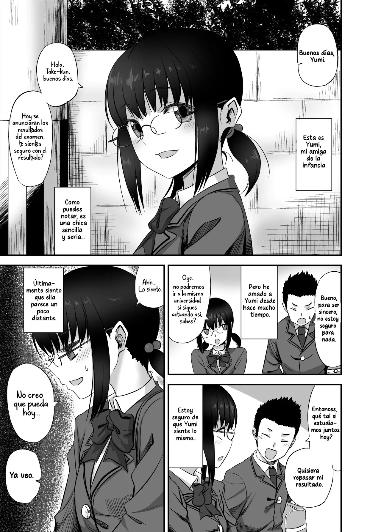 Jimi de Majime na Osananajimi ga Class no Yankee ni Omocha ni Sarete Ita Hanashi | Una Historia Sobre Una Amiga De La Infancia Sencilla y Seria Que Fue Victima Del Juego De Un Delincuente page 2 full
