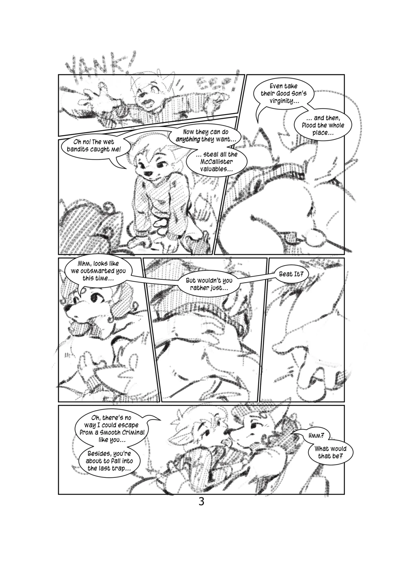 Halloween Sketch Comic page 3 full