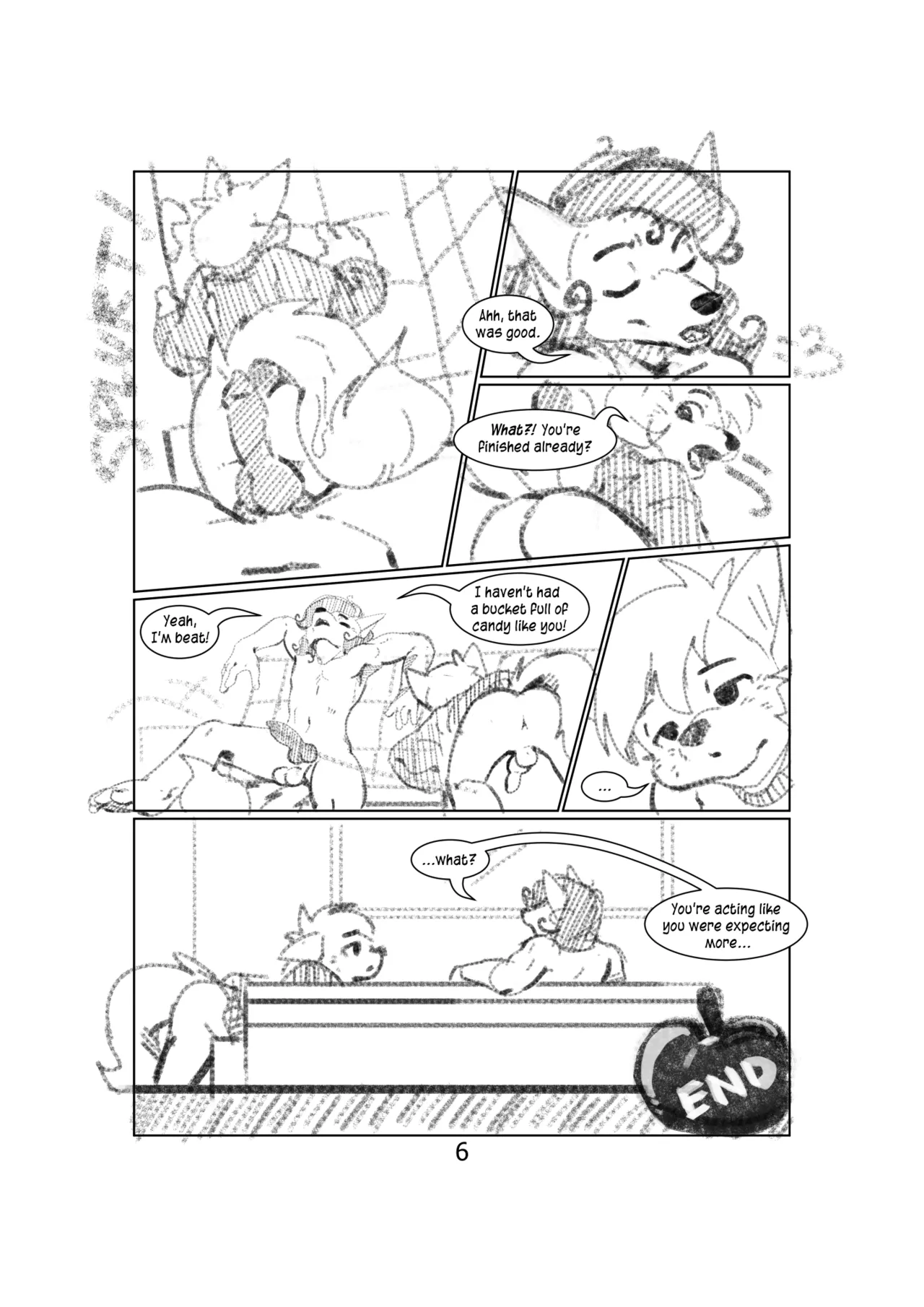 Halloween Sketch Comic page 6 full