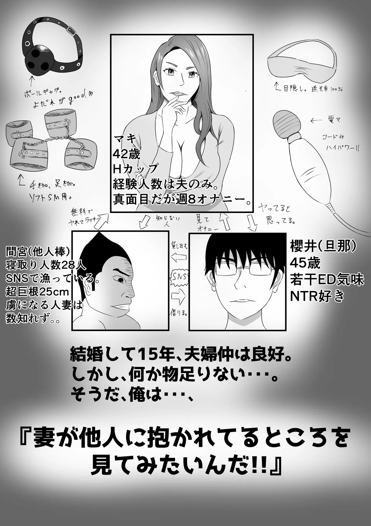 Yome ni Mekakushisasete Tanin ni Netorasetemita Kekka... page 2 full