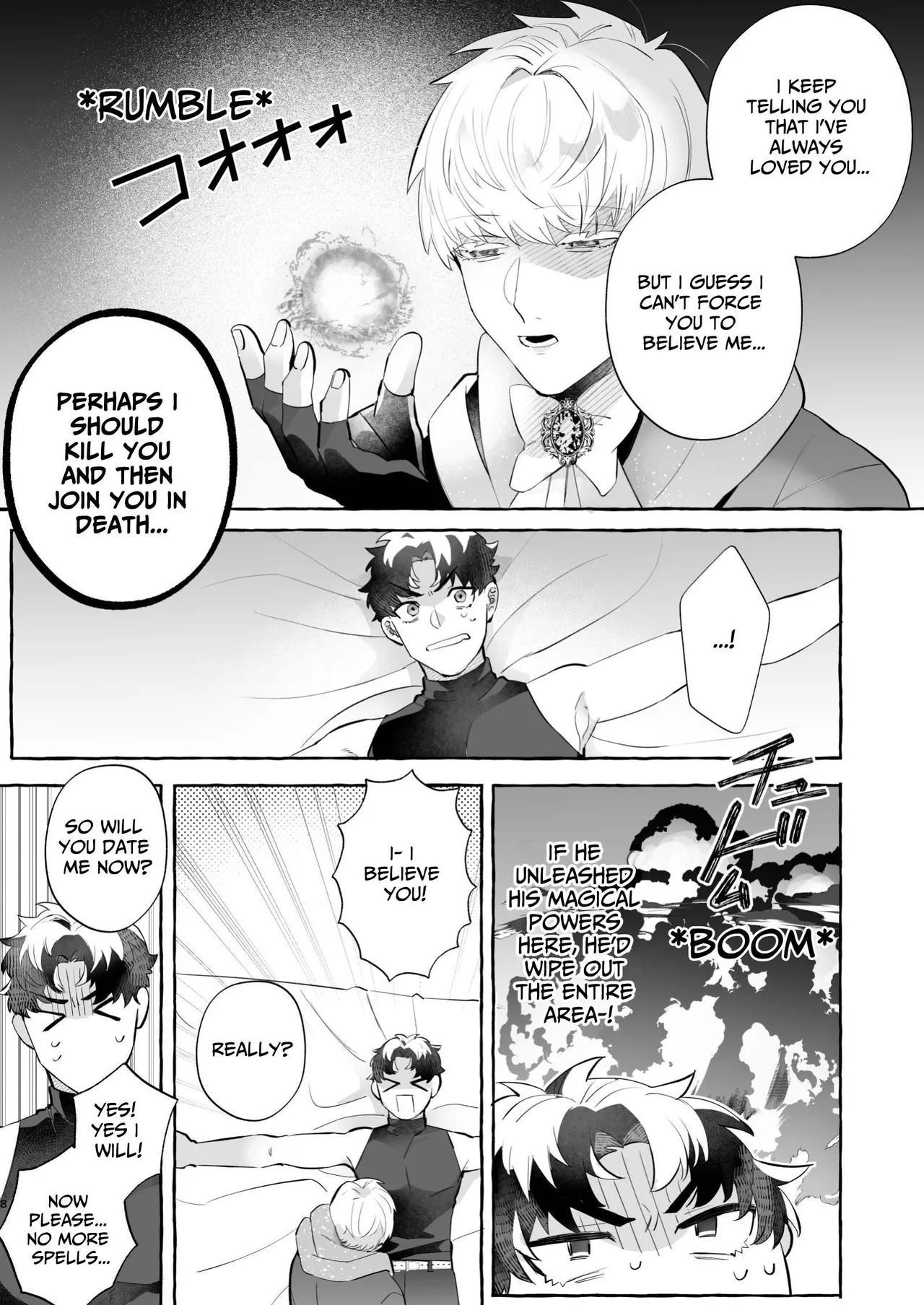 There's No Way I'd Fall For A Womb Crest! ~Never Heard Of A Dismissed Mage Becoming A Yandere!~ page 8 full