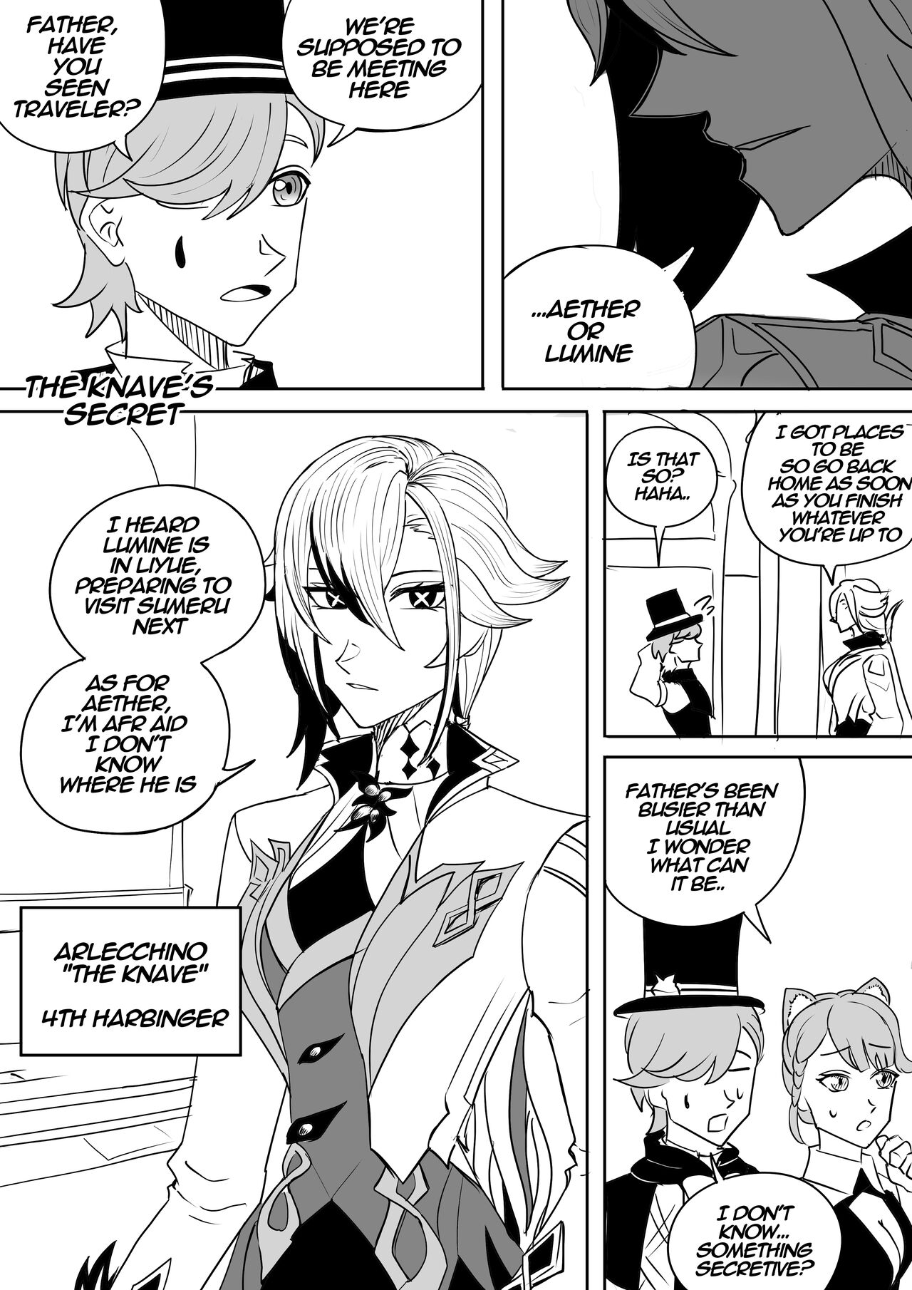 Aether x Arlecchino page 1 full