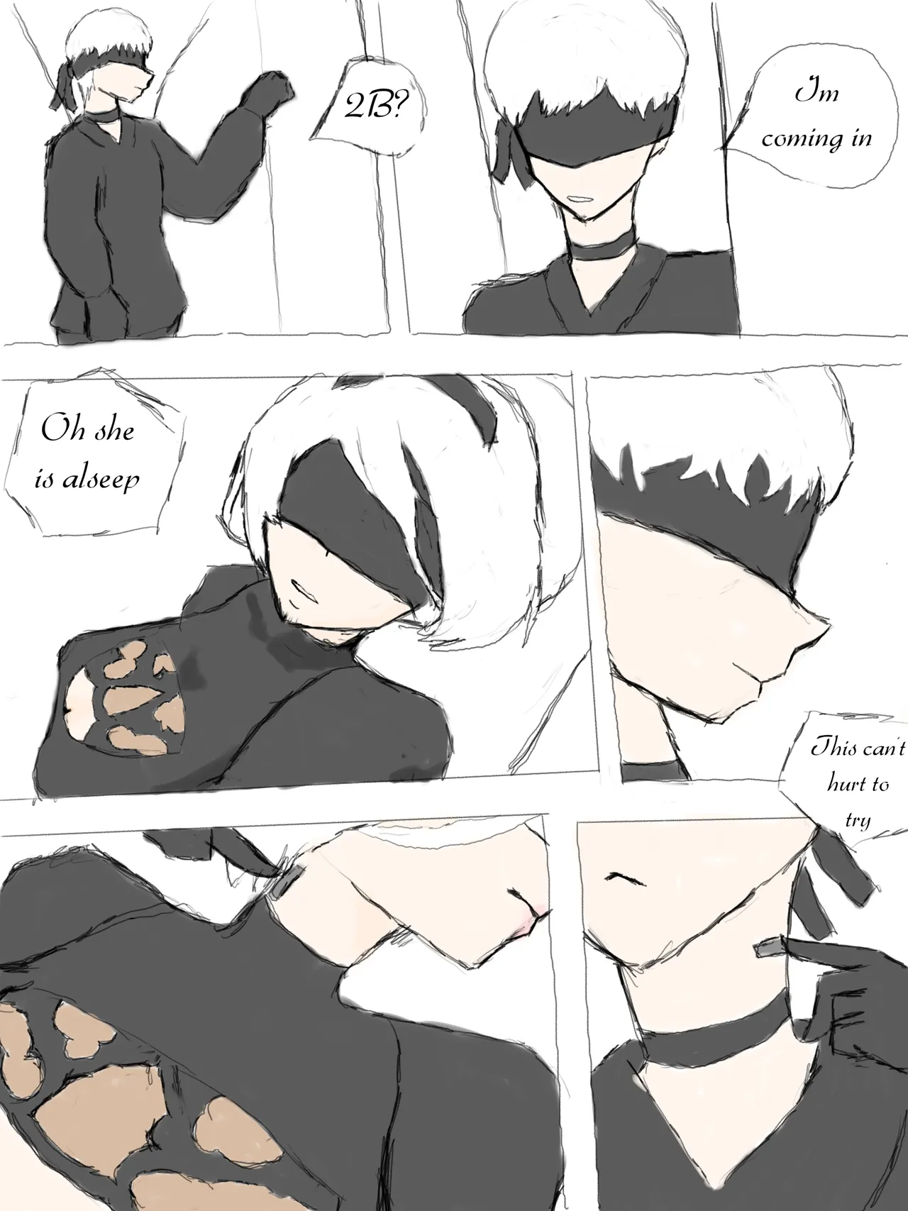 2B x 9S hentai remake page 3 full