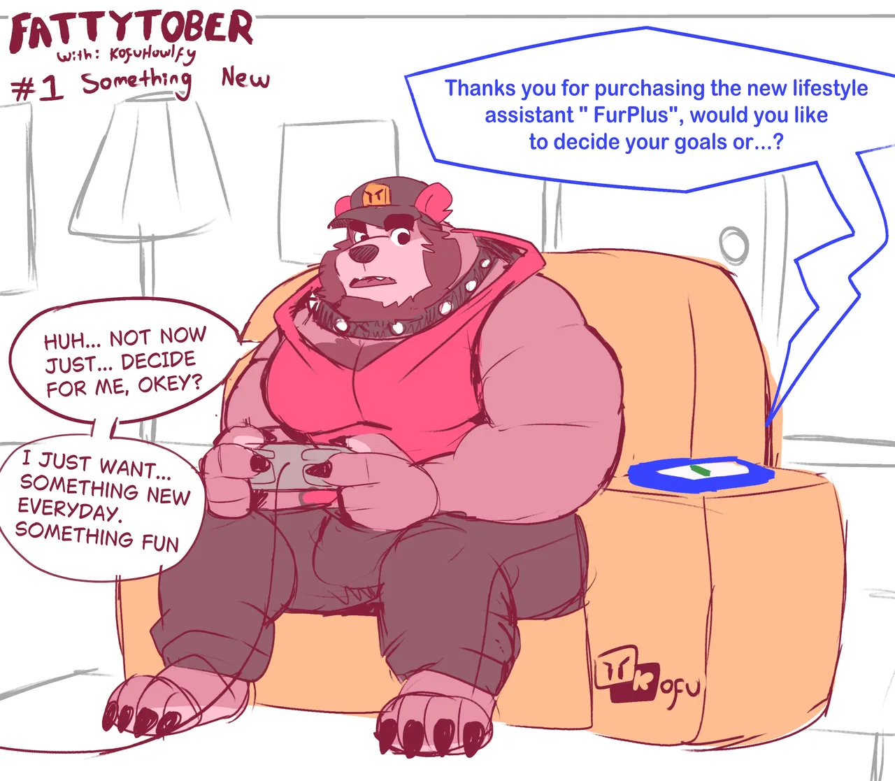 Kofu Howlfy / Fattytober page 1 full