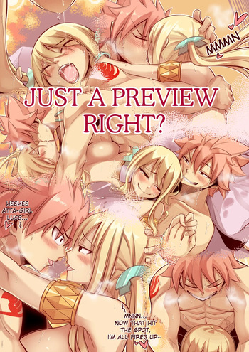 [Joshdinobarney] Just A Preview Right? (Fairy Tail) [English] [Uncensored] cover