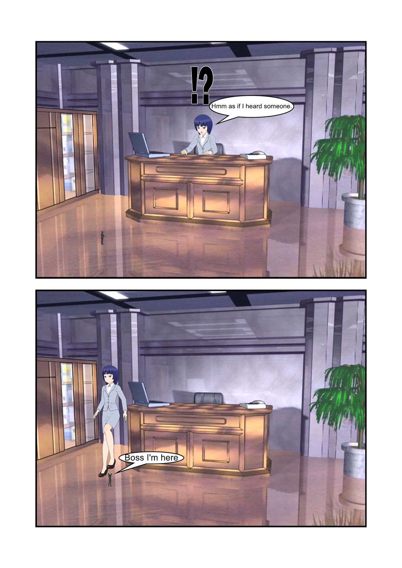 First day in the work + The new Boss page 3 full