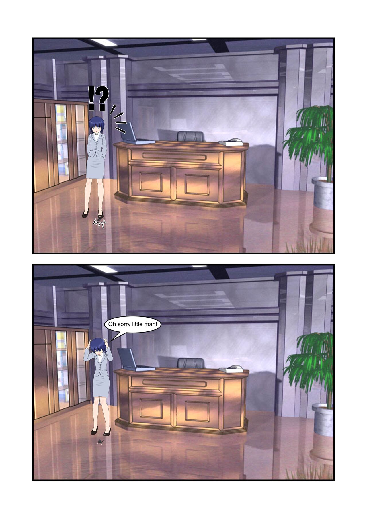 First day in the work + The new Boss page 4 full