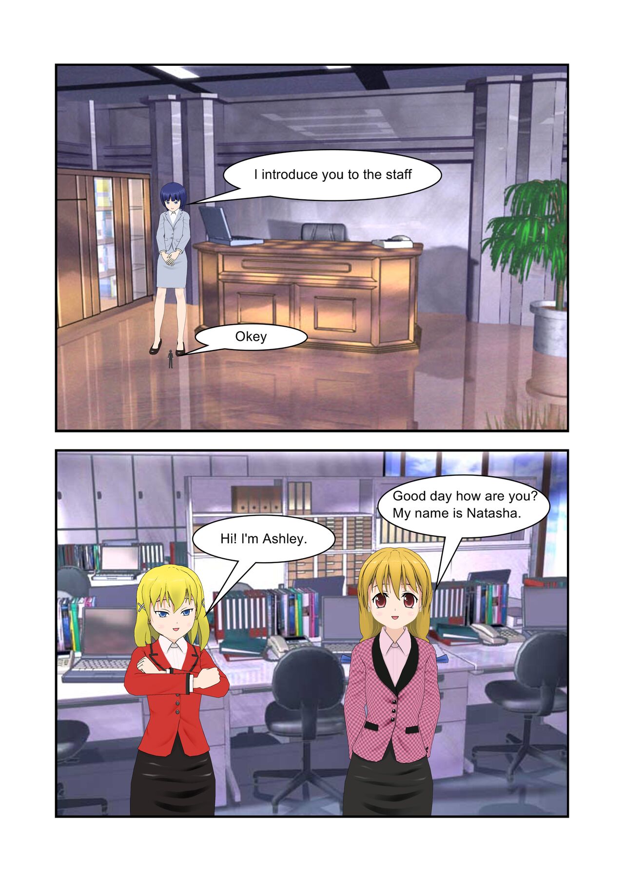 First day in the work + The new Boss page 6 full