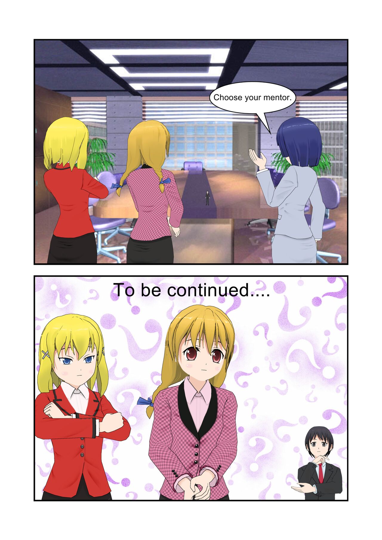 First day in the work + The new Boss page 7 full