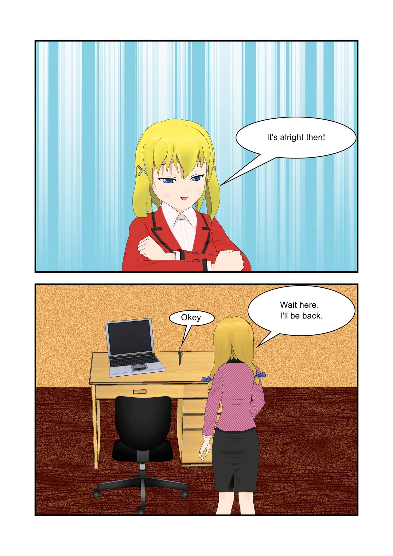 First day in the work + The new Boss page 9 full