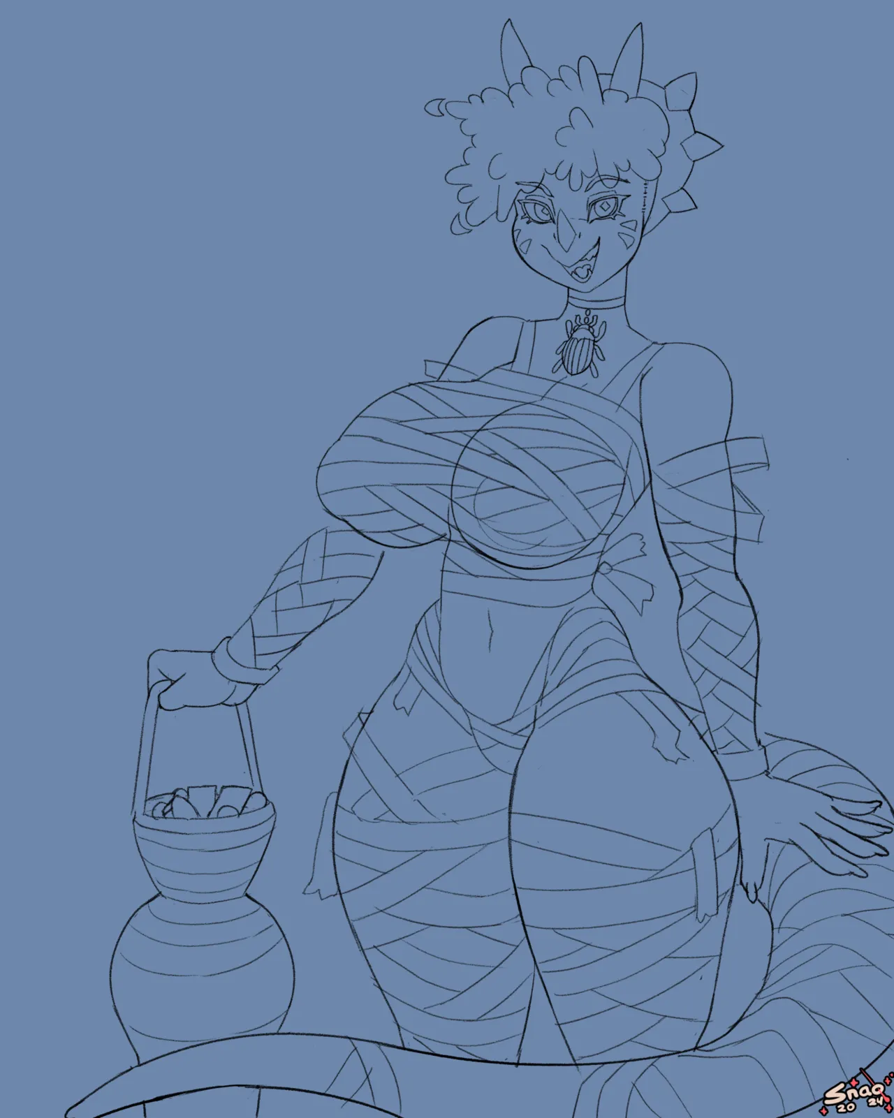 Trish from Volcano is a Scarey Mummy! page 11 full