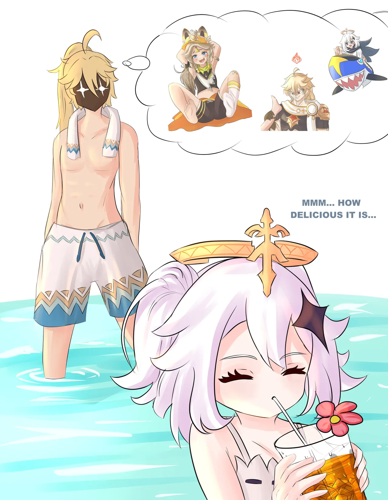 Paimon in trouble page 1 full