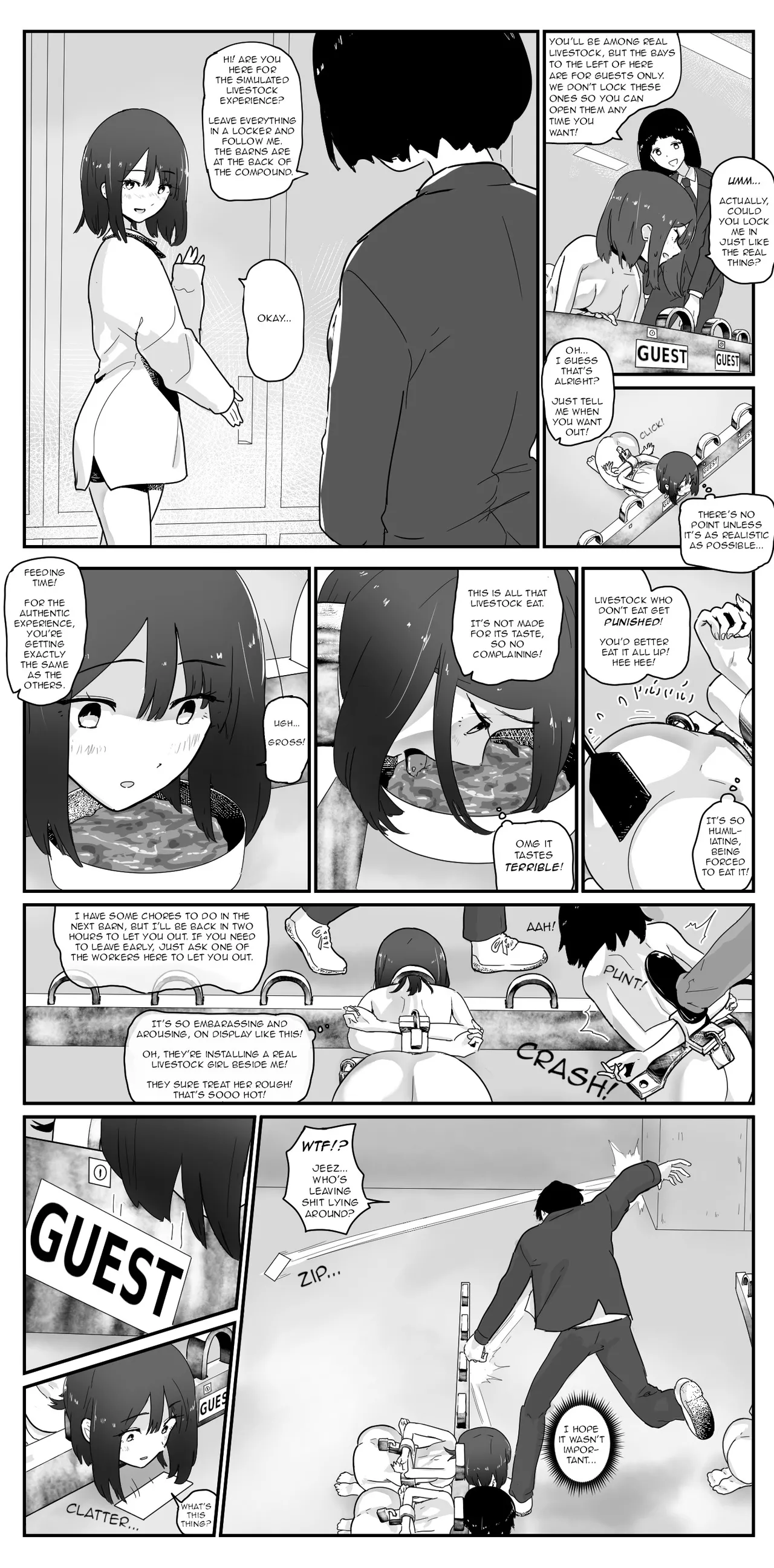 A girl who came to experience humans and animals. I don't want it to hurt page 1 full