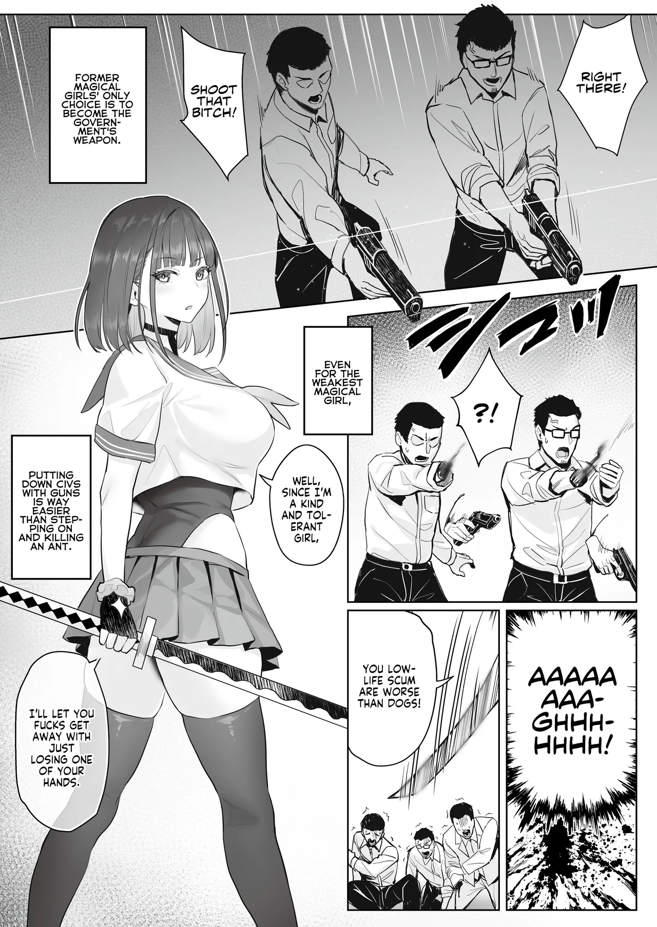 Moto Mahou Shoujo no Shigoto Hanashi Ao | The Former Magical Girl Blue's Work page 11 full