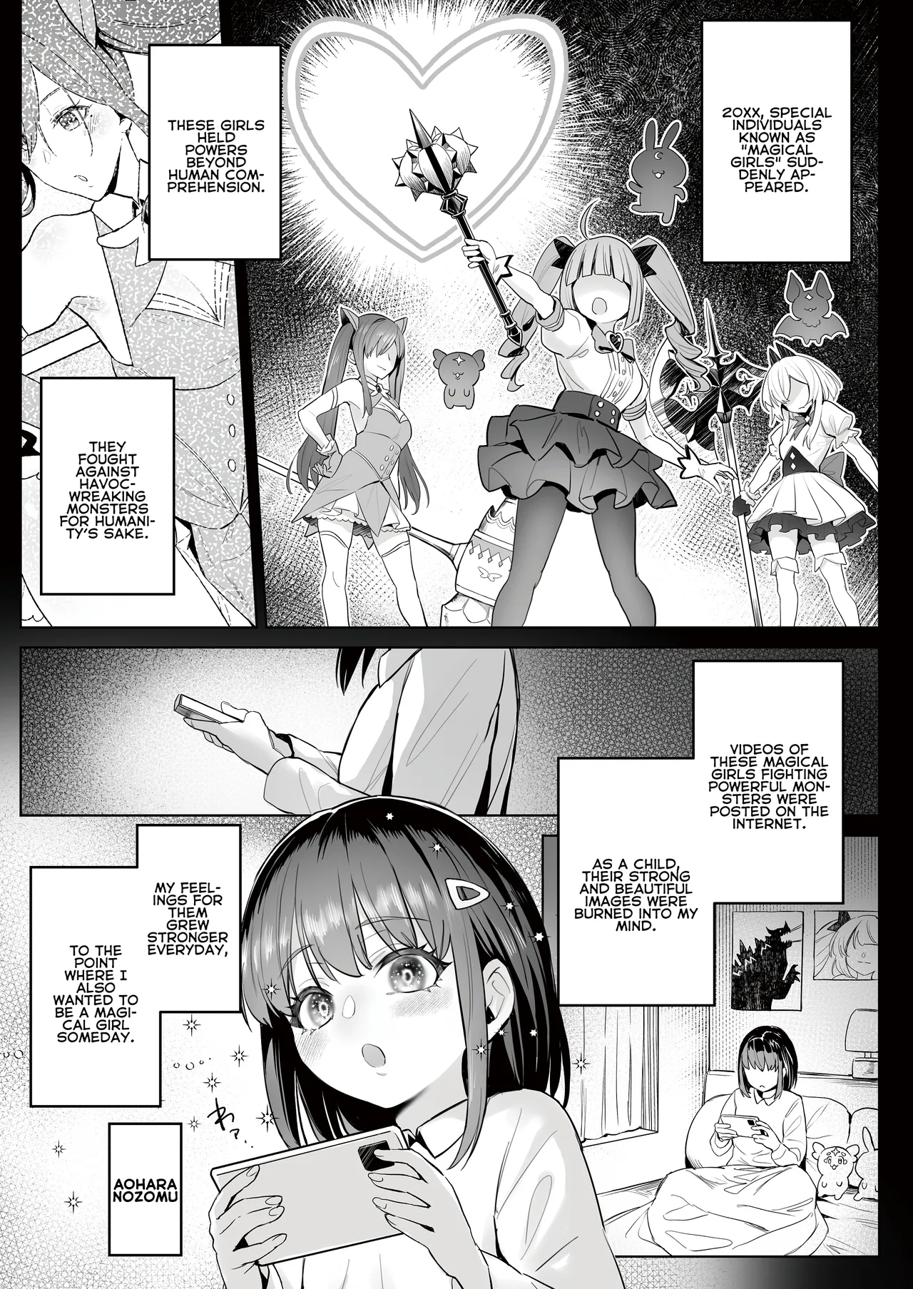 Moto Mahou Shoujo no Shigoto Hanashi Ao | The Former Magical Girl Blue's Work page 4 full