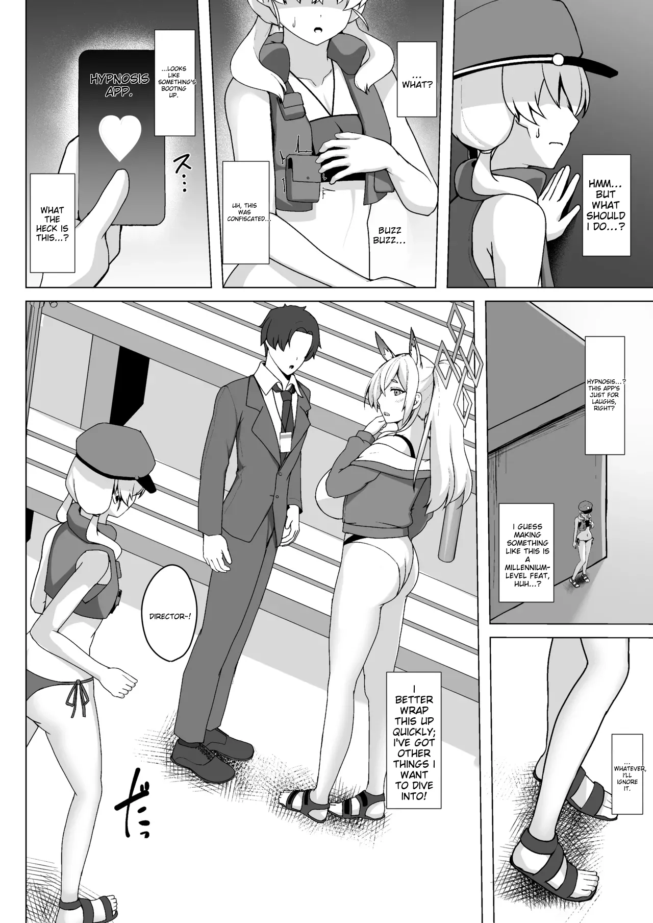 Kanna Kyokuchou wa Minna no Saimin Nikubenki | Director Kanna is Everyone's Hypnotized Plaything page 5 full