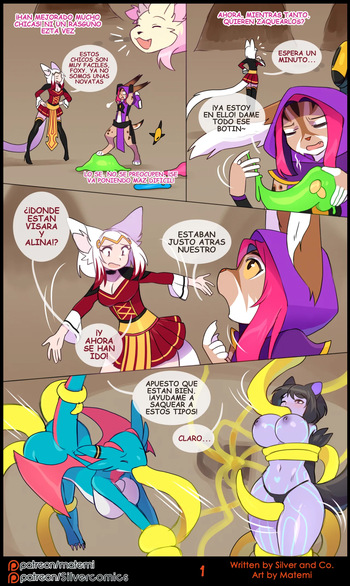 [Matemi] Girls Night In Part 2 (a Silver Soul DnD mini-comic) (Spanish) cover