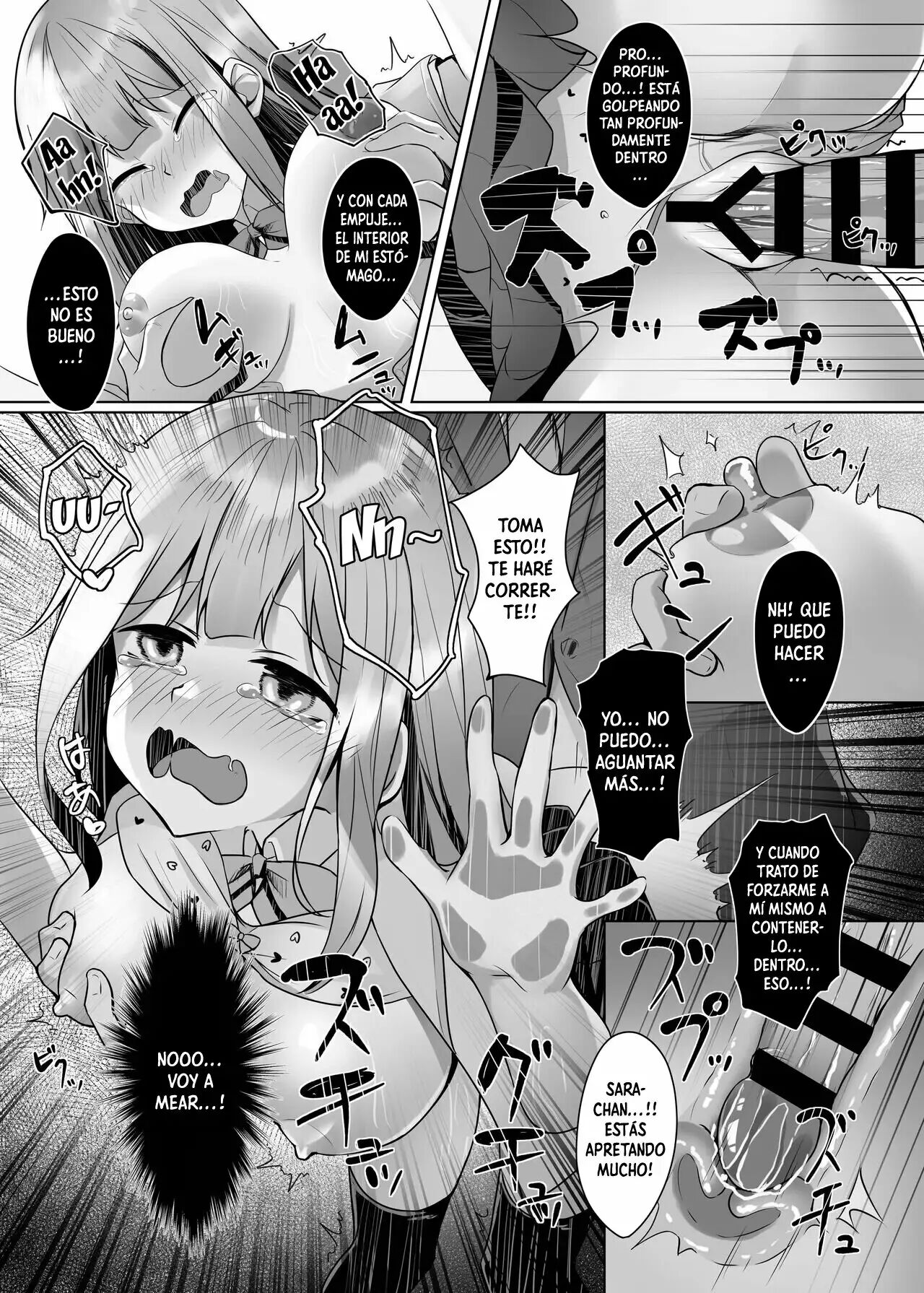 Gaman to Gaman no Chikan Densha | Un acosador que no puede contenerse en el tren page 10 full