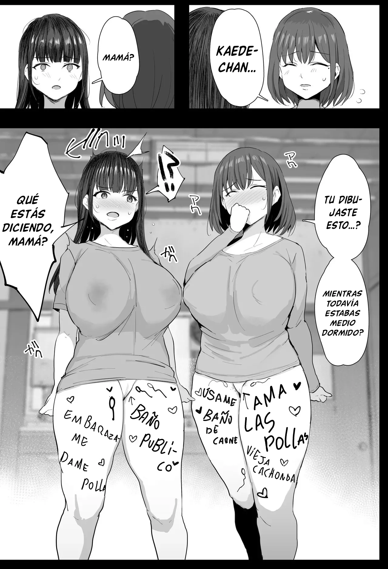 Watashi-tachi, Oyakodon AV Totte Joreishimashita♥ | Realizamos un Exorcismo, Filmando una Película Porno de Madre e Hija♥ page 10 full