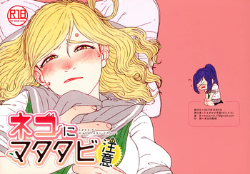 (Girls' Love Festival 21) [Usagi no Shouuchuu (Banitaro)] neko ni matatabi chuui (Love Live! Sunshine!!) cover