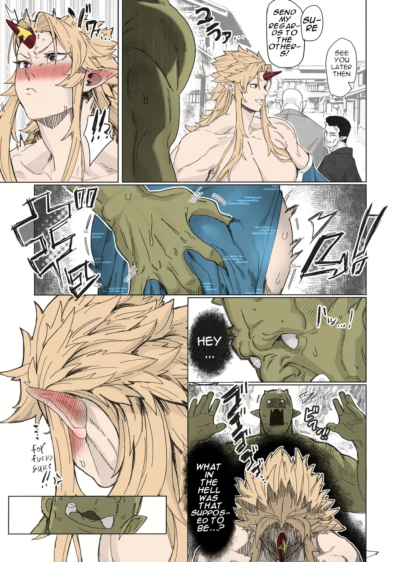 Yuugi Locked In A Grapple With An Orc 2 page 5 full