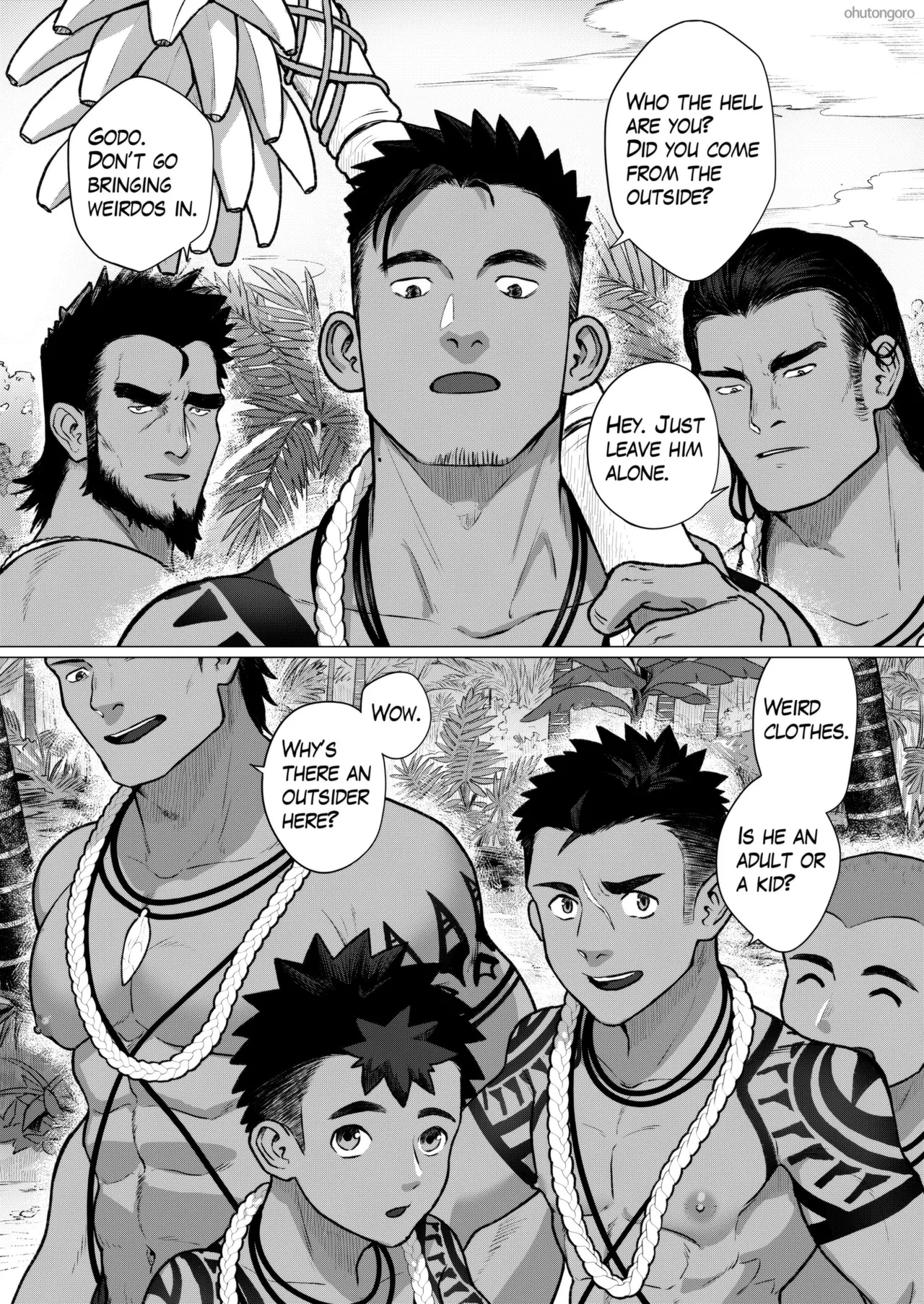 Men of the Tribal Village 2 page 1 full