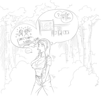 (Debolte) The odd girl at the park cover
