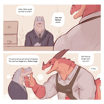[Wolfanine] One Large Please (OC) cover